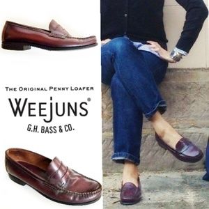 bass weejun whitney leather loafer